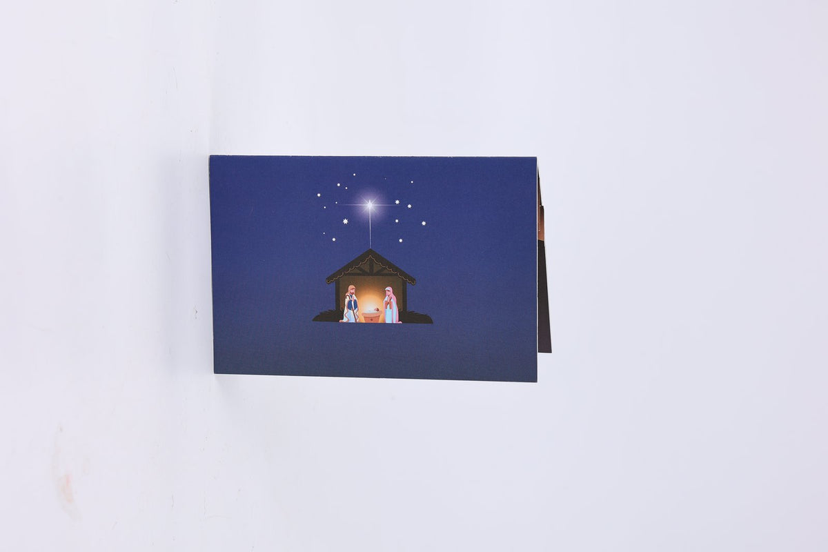 Nativity 90° Greeting Card