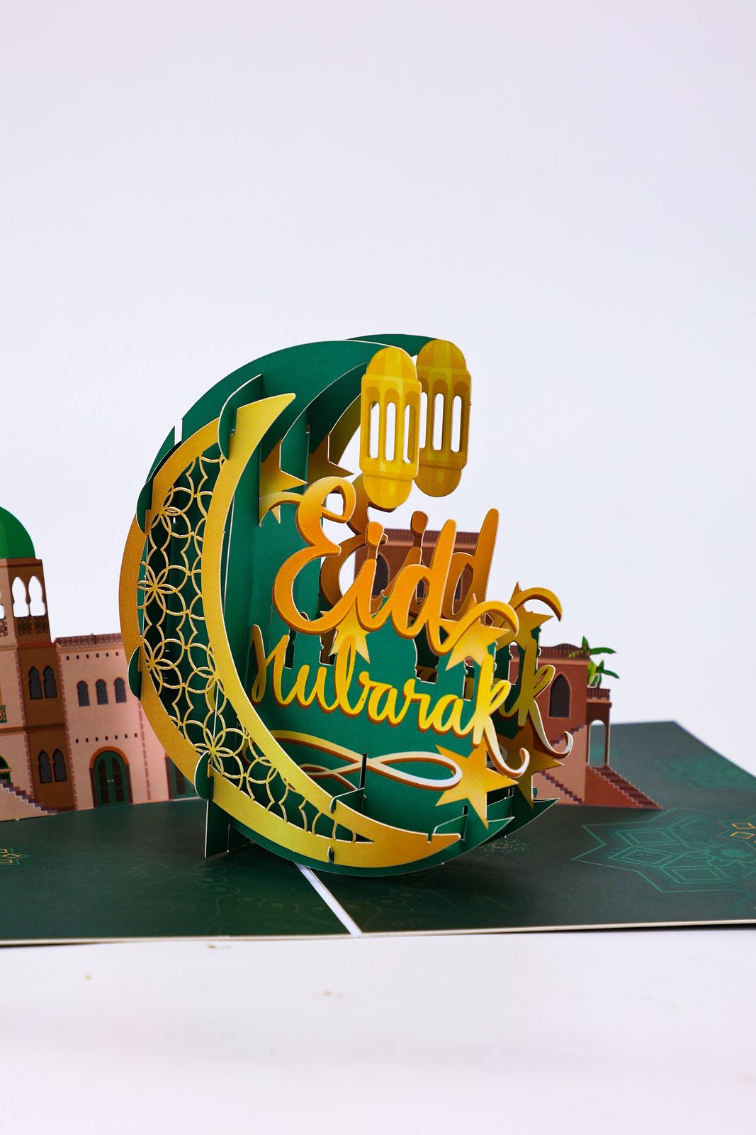Eid Mubarak Moon Greeting Card