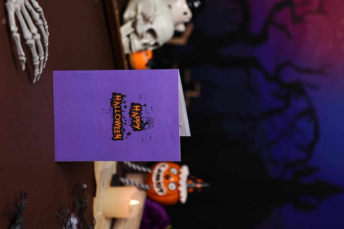 Halloween Skeleton Greeting Card