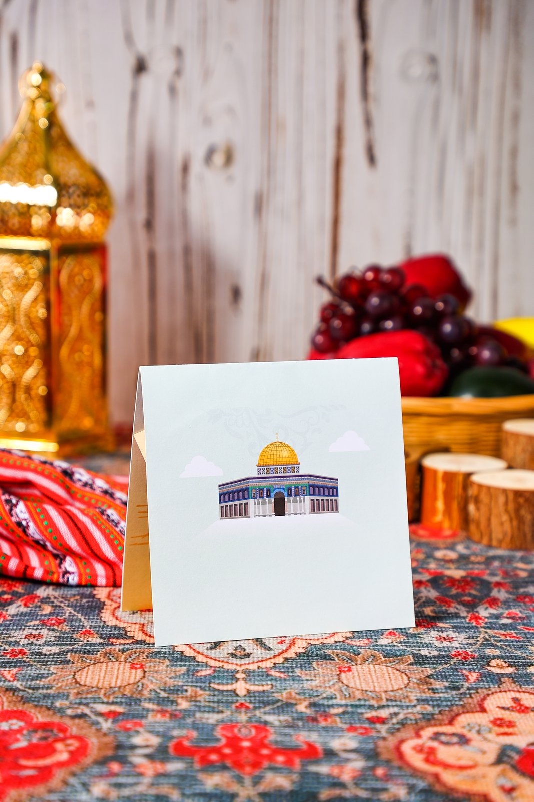 Dome Of The Rock 3D Pop Up Card