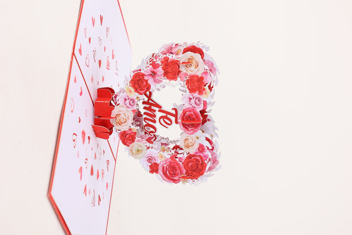 Spain I Love You 3D Pop Up Card