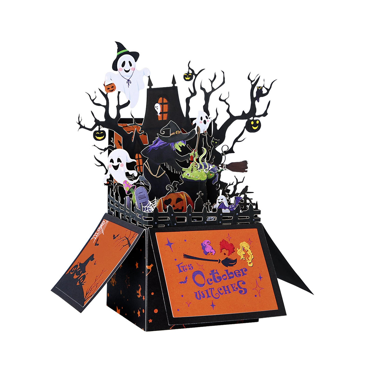 Halloween Witch 3D Pop Up Card