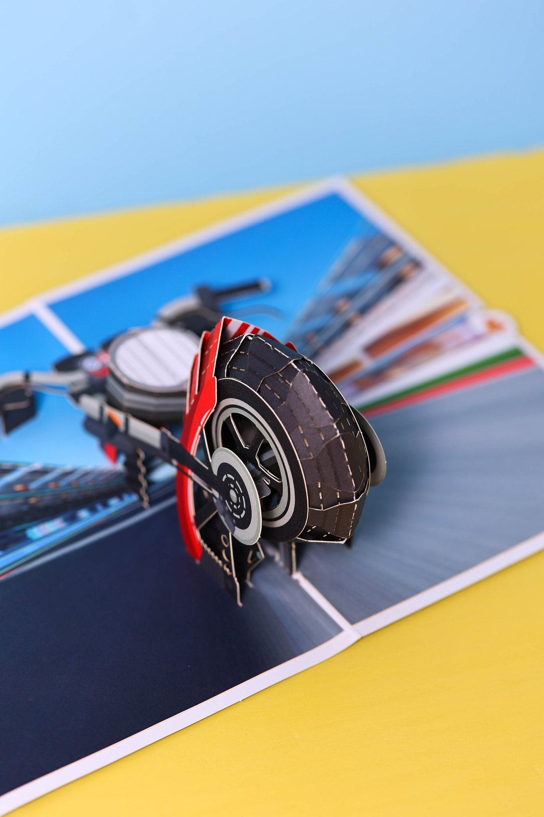 Motorcycle 3D Pop Up Card