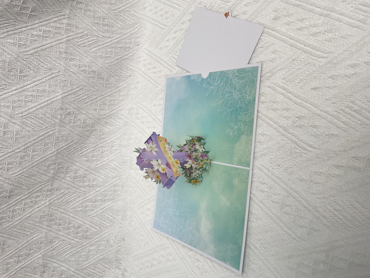 He Is Risen 3D Pop Up Card