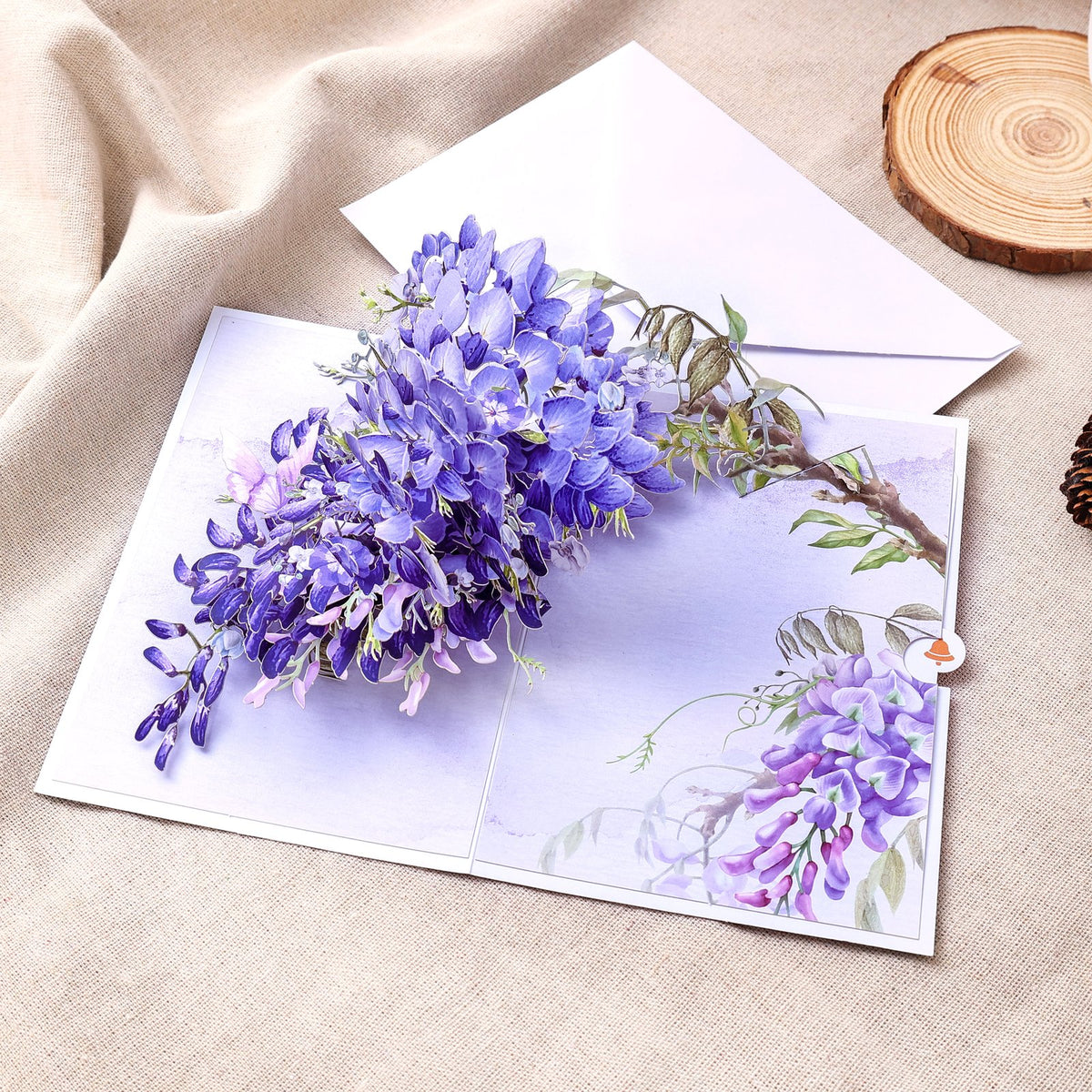 Wisteria Trellis 3D Pop Up Card