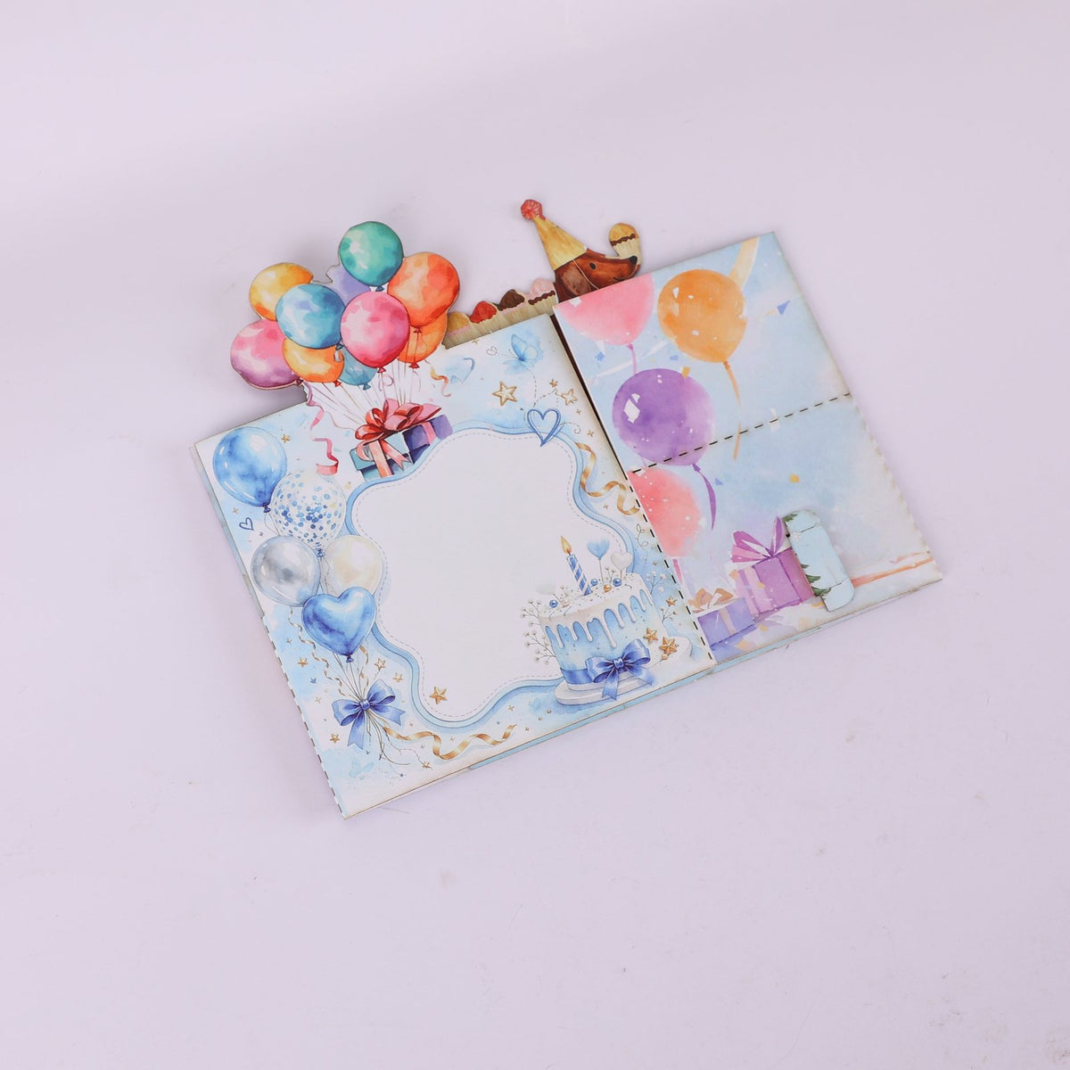 Dog Birthday Box Card