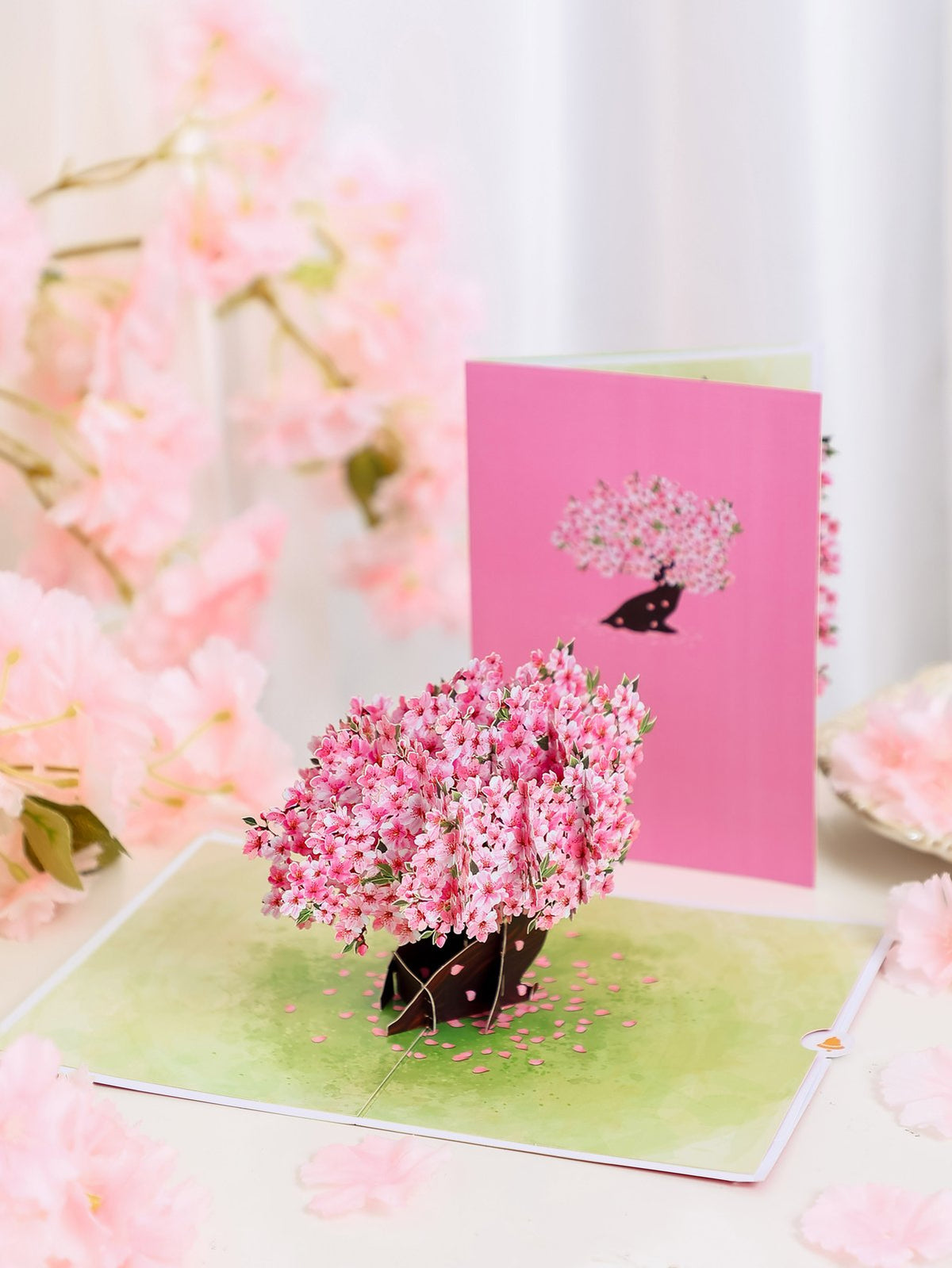 Cherry Blossom Tree 3D Pop Up Card