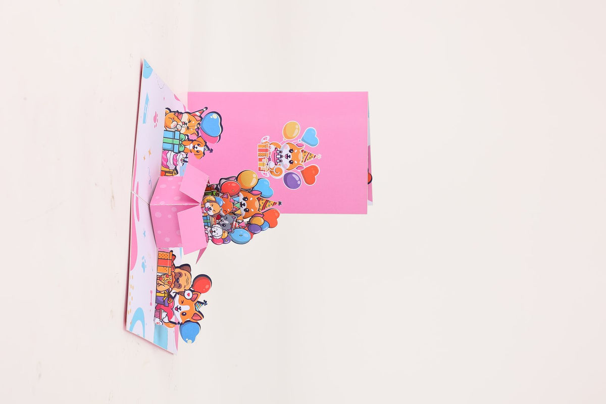 Dog 3D Pop Up Card