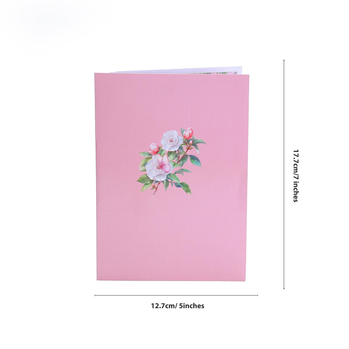 Camellia 3D Pop Up Card
