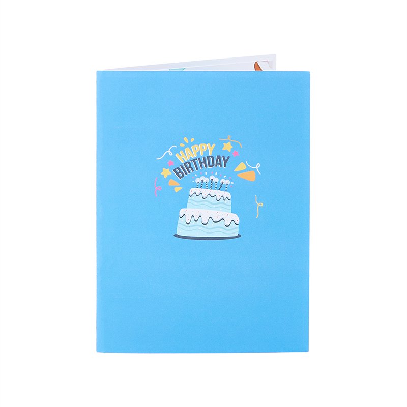 LED Lights & Music Birthday Cake Pop Up Card