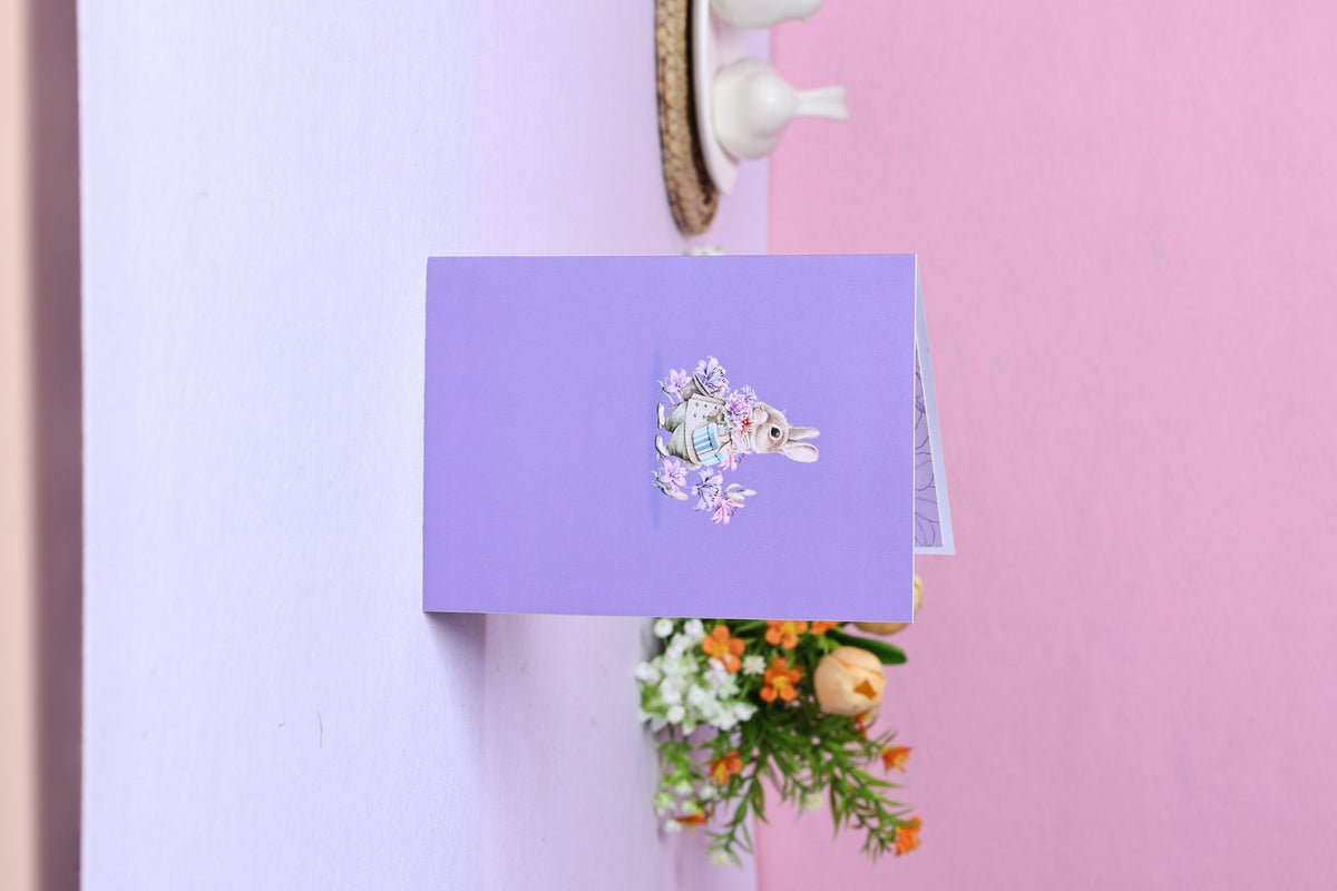 Crescent Moon Lily 3D Pop Up Card