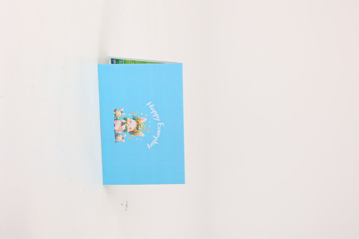 Cute Rabbit 3D Pop Up Card
