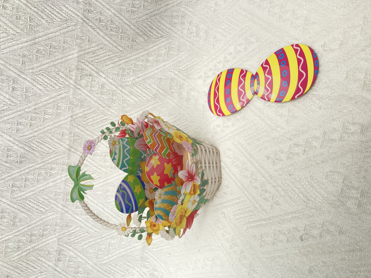 Easter Basket Pop Up Card