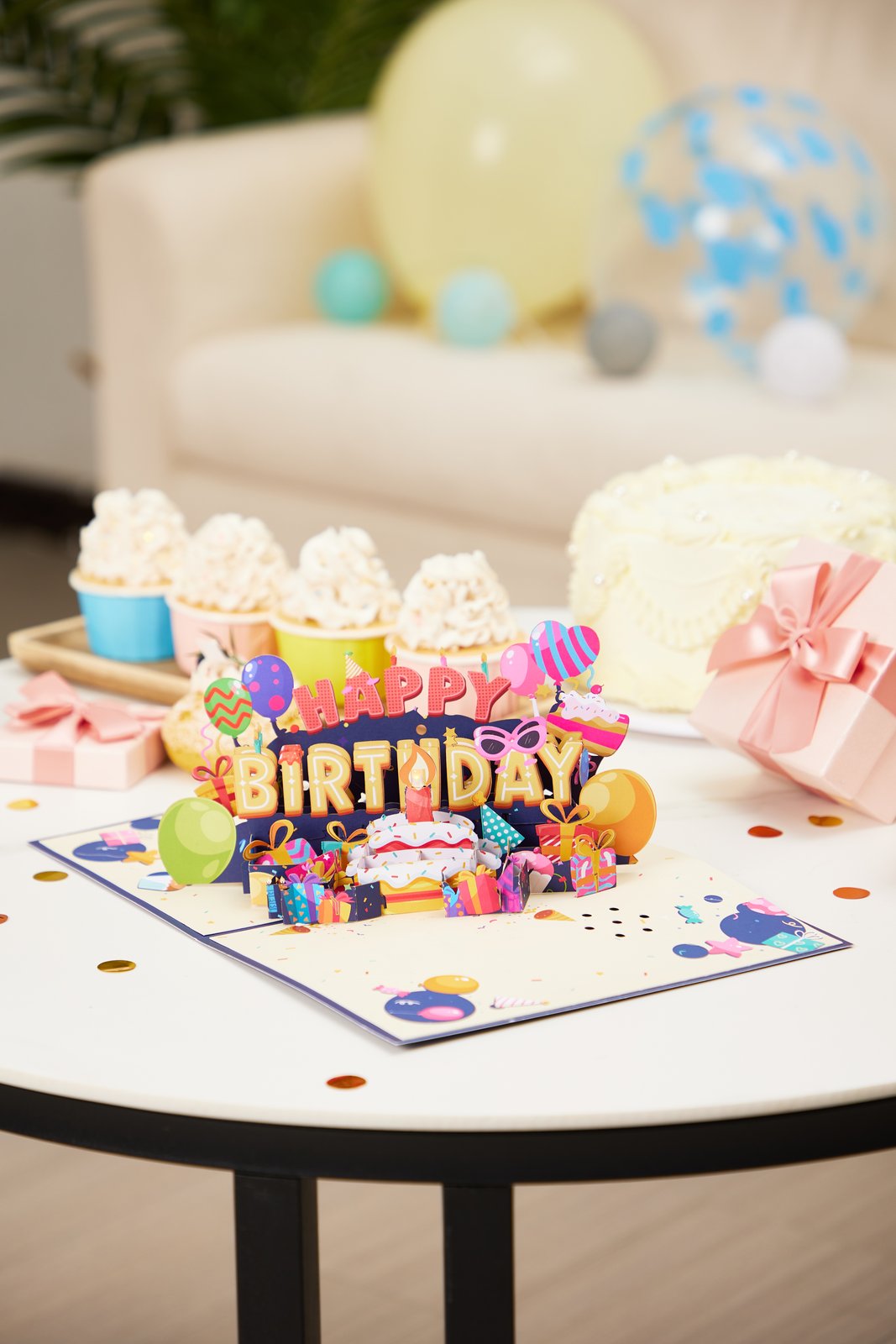 Happy Birthday Candle 3D Pop Up Card