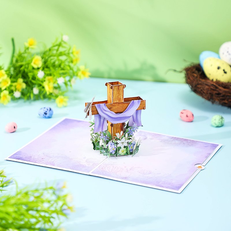 Cross Easter Greeting Card