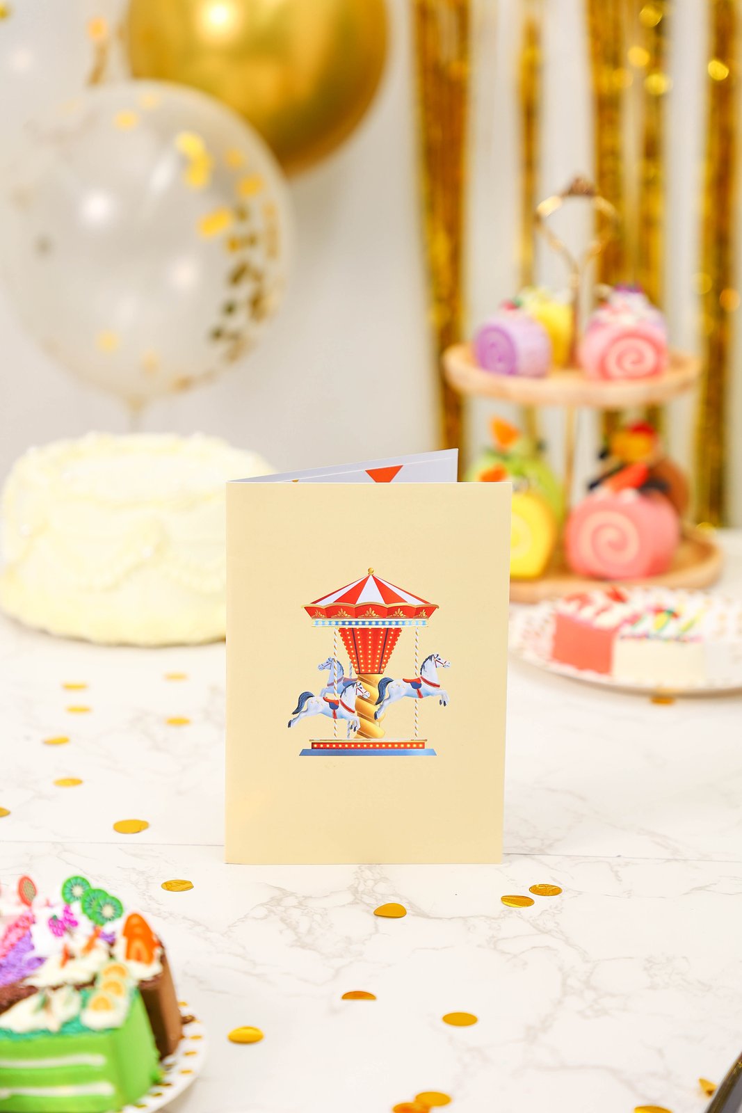 Carousel 3D Pop Up Card