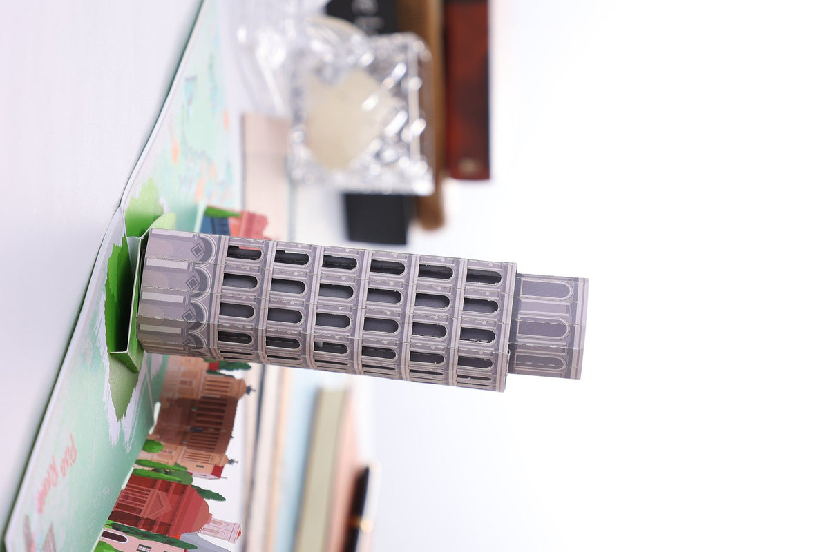 Leaning Tower Of Pisa 3D Pop Up Card