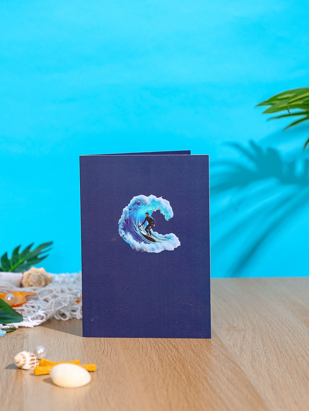 Seaside Surfing 3D Pop Up Card