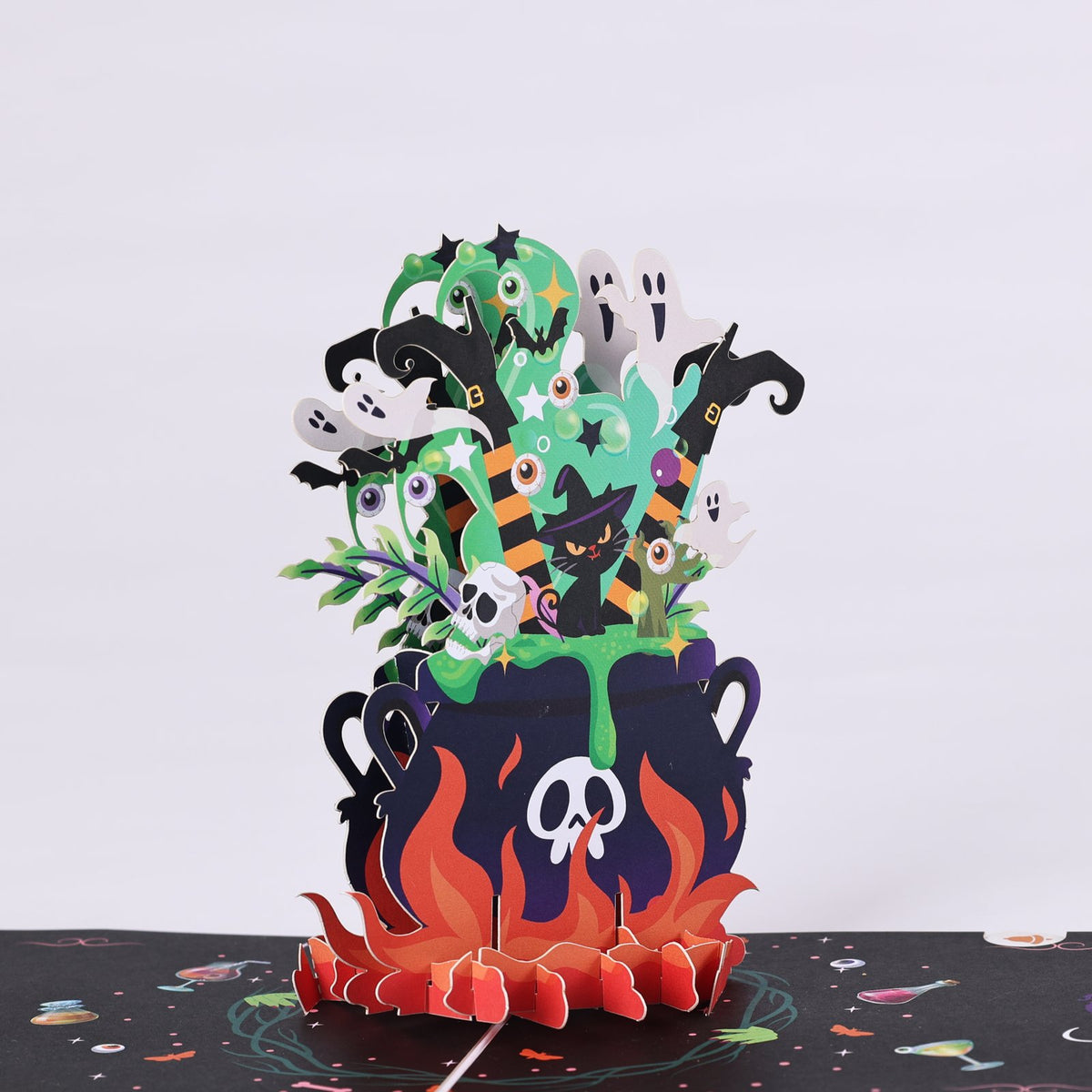 Halloween Cauldron 3D Pop Up Card