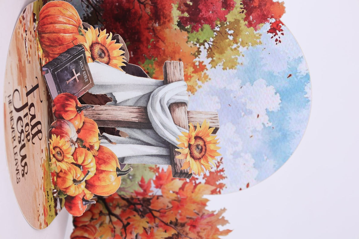 Autumn Thank You Harvest 3D Pop Up Card