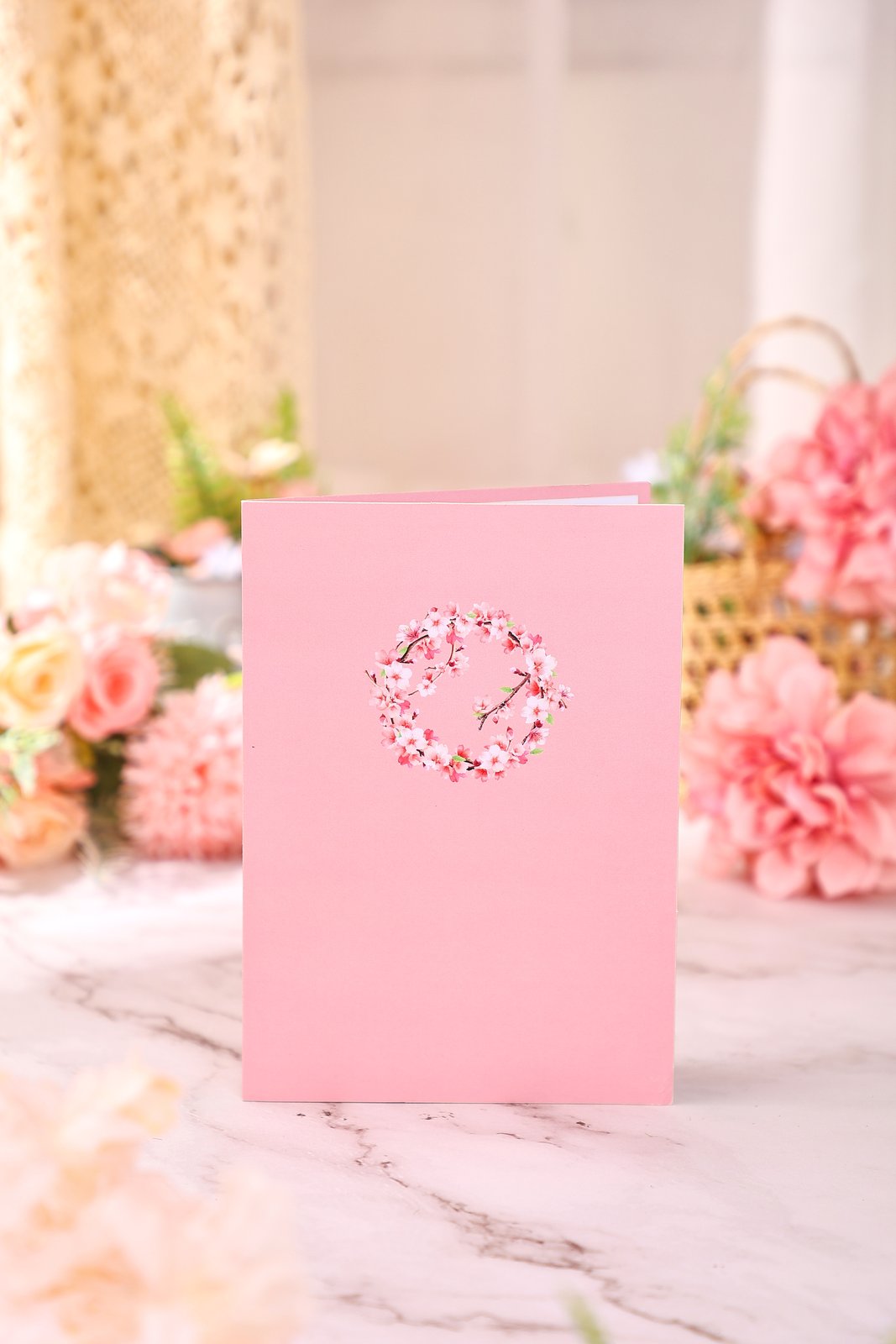Cherry Blossom Greeting Card