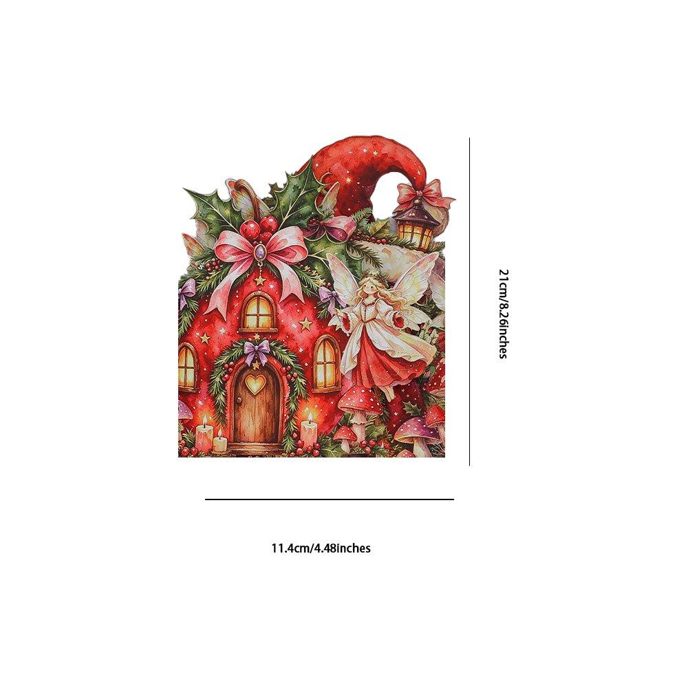 Christmas Elf Double Door Pop Up Card