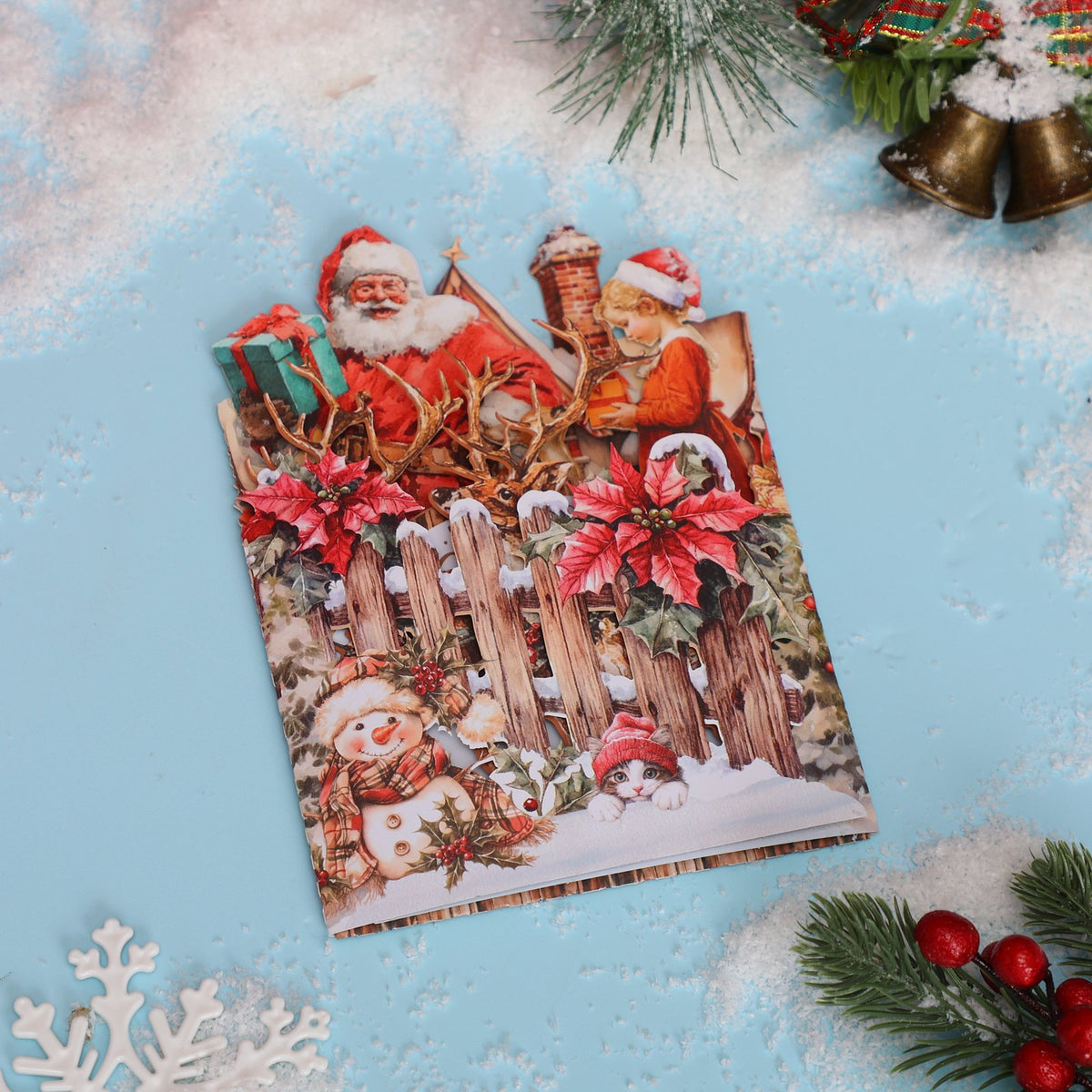 Vintage Santa Claus Greeting Card