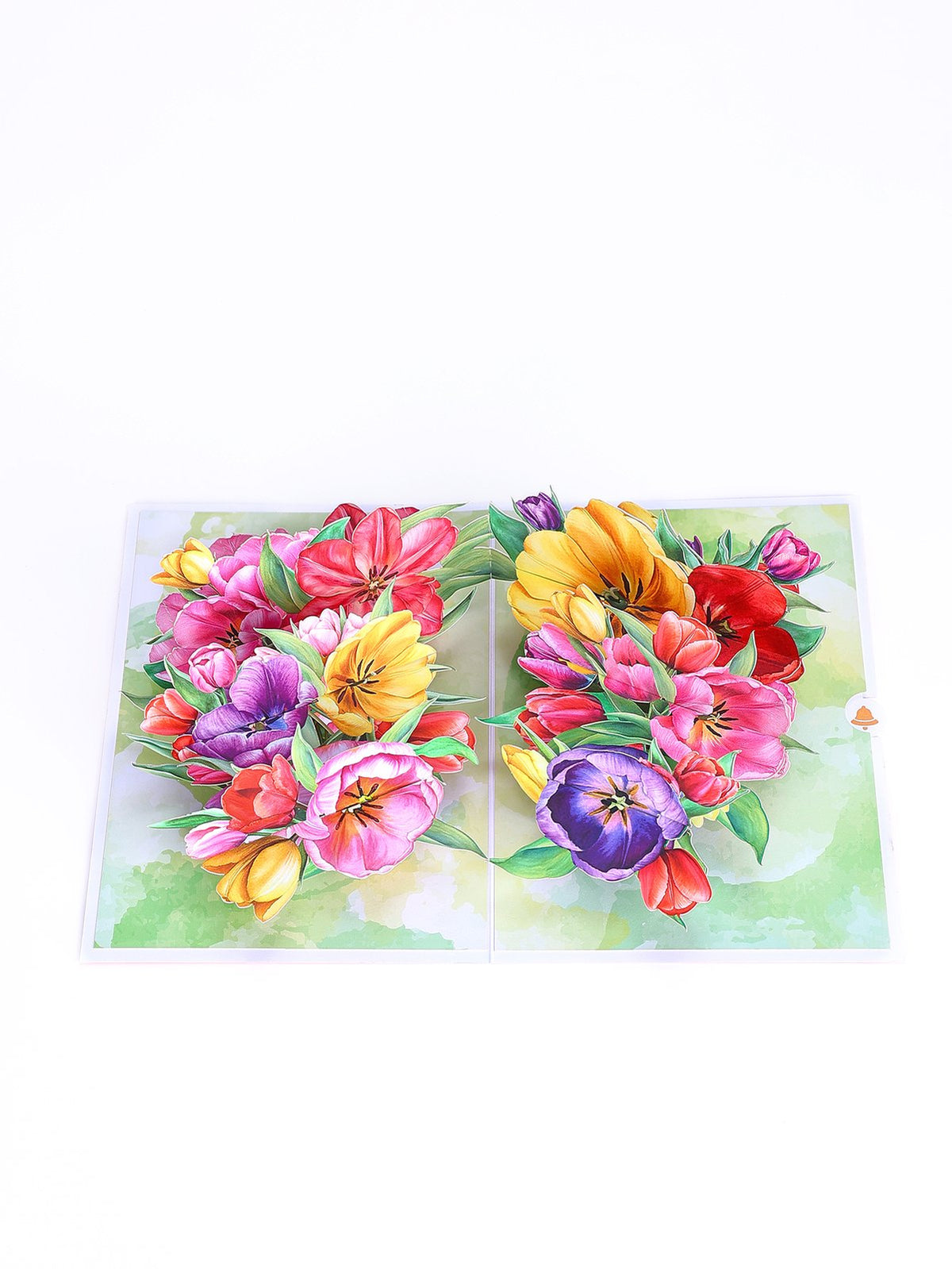 Tulip Flowering Shrubs 3D Pop Up Card