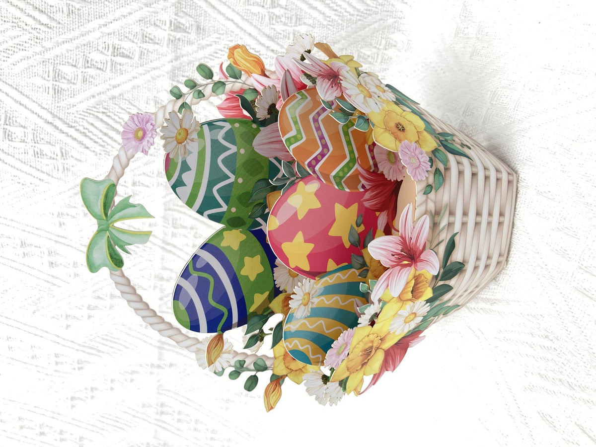 Easter Basket Pop Up Card