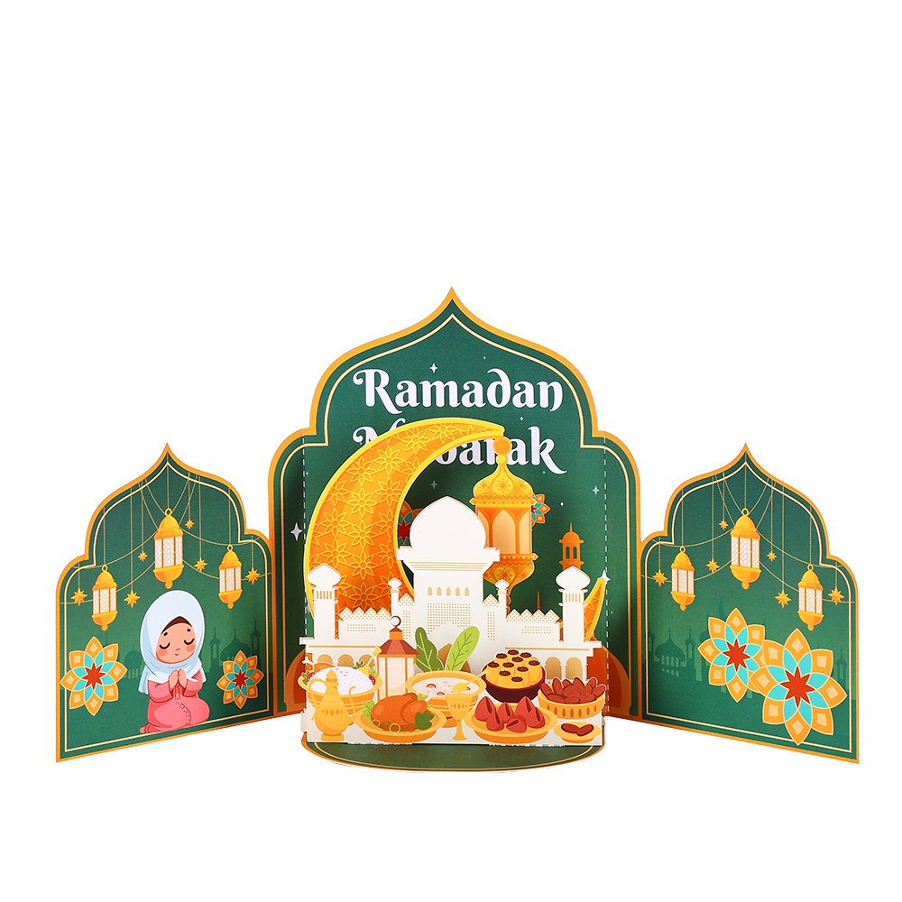Ramadan Double Door Pop Up Card