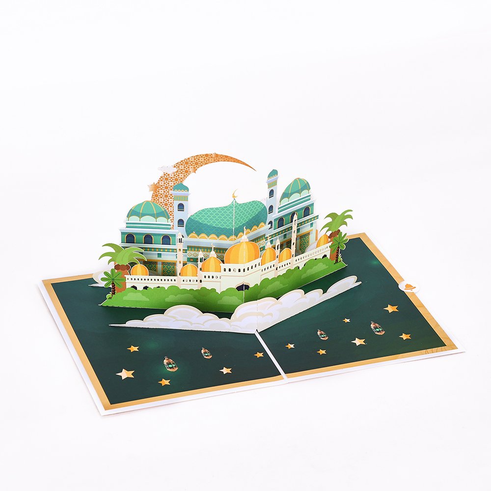 Ramadan Eid Mubarak City Greeting Card