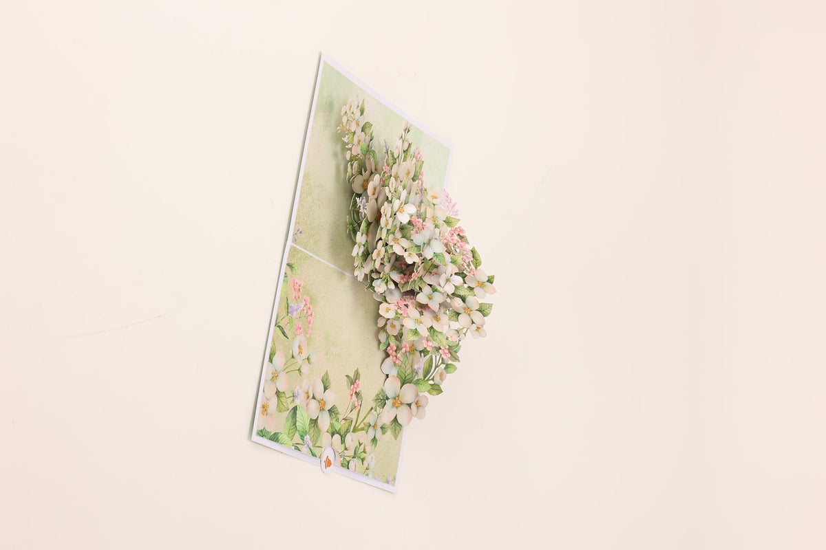 Pear Blossom Tree 3D Pop Up Card