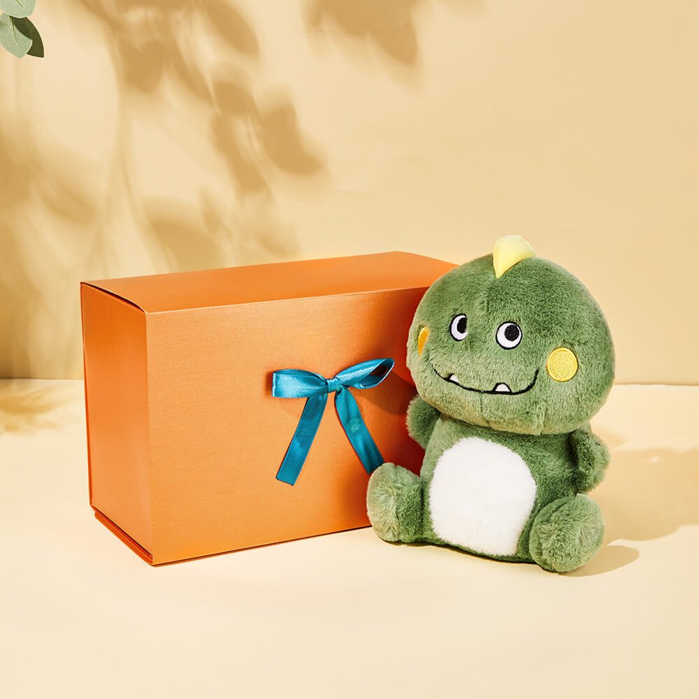 Dinosaur Greeting Card Plush Set