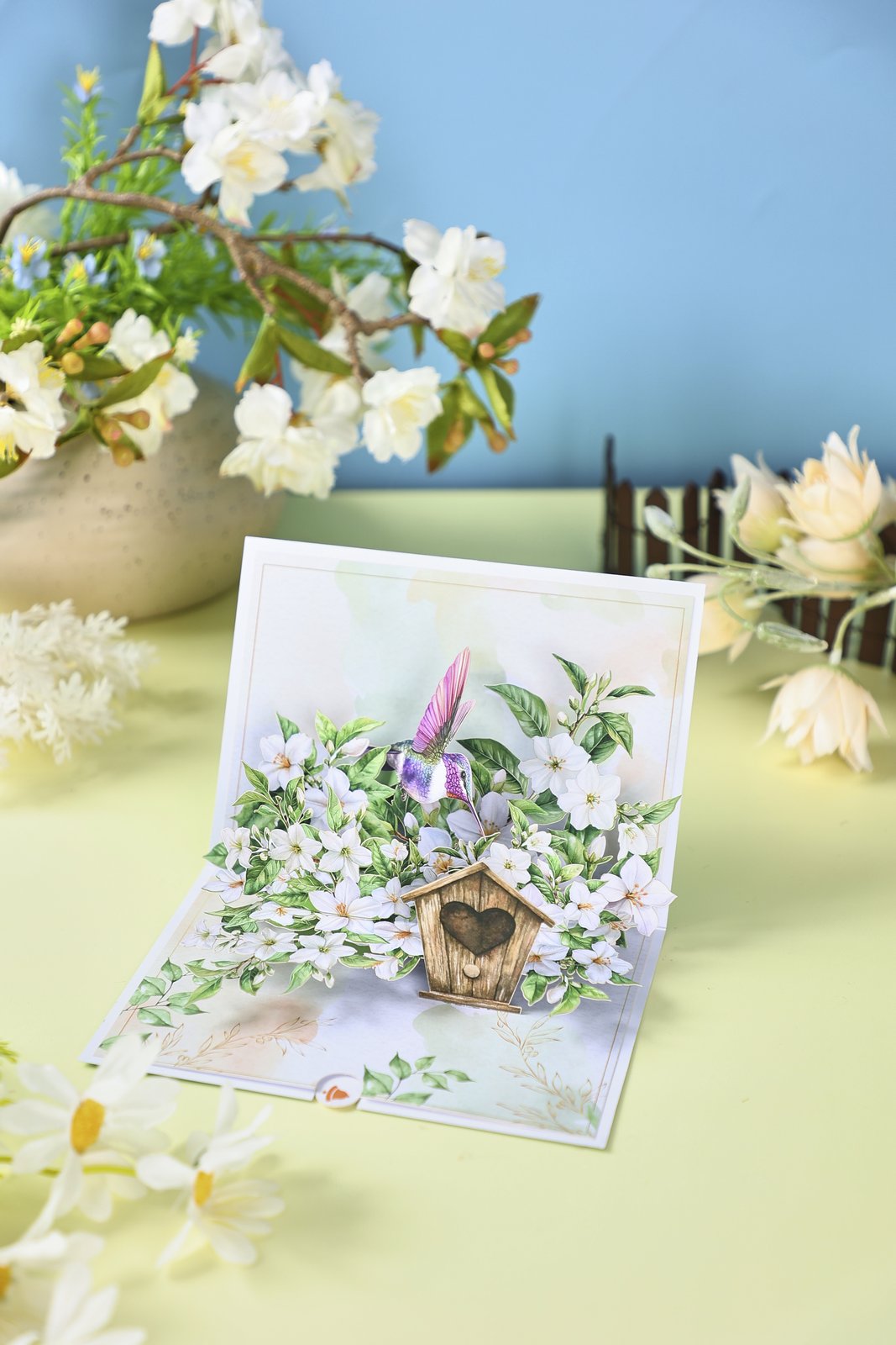 Jasmine Hummingbird Greeting Card 2-Pack
