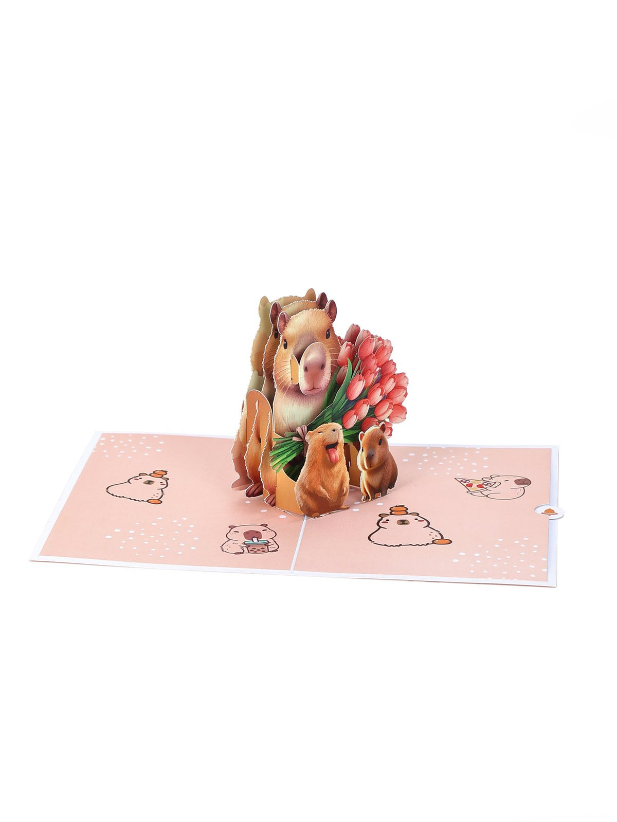 Capybara Greeting Card