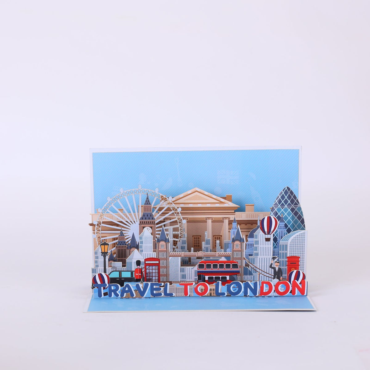 London City 90° 3D Pop Up Card