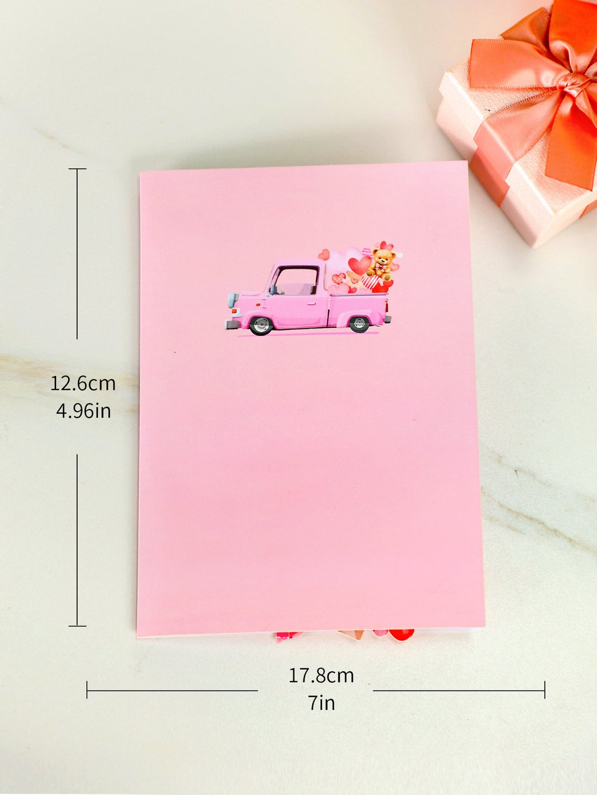 Heart Truck 3D Pop Up Card