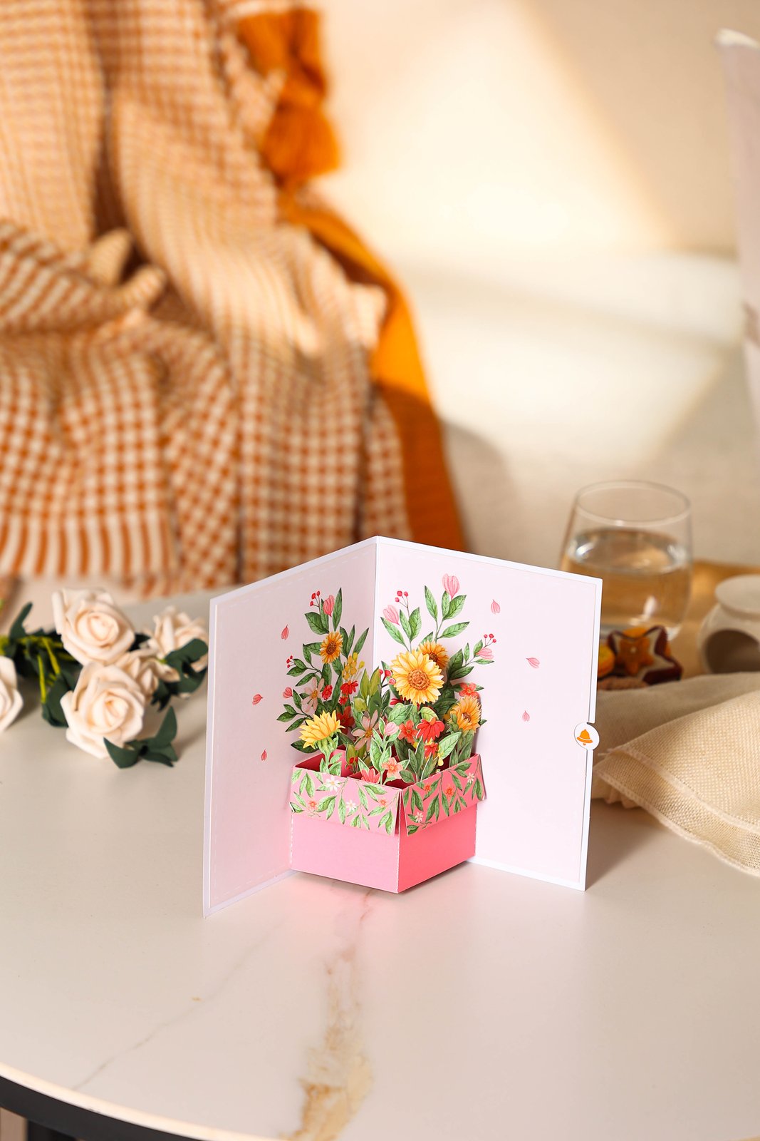 Inset Flower Box Card