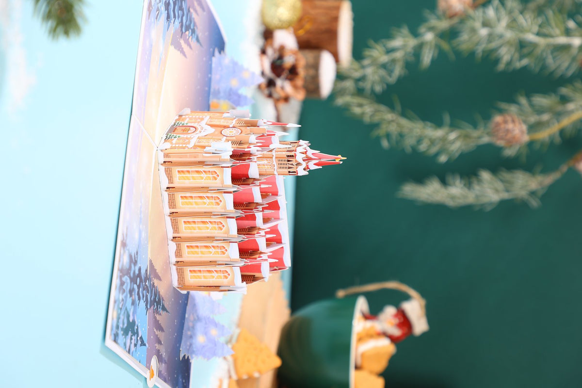 Icy Castle 3D Pop Up Card