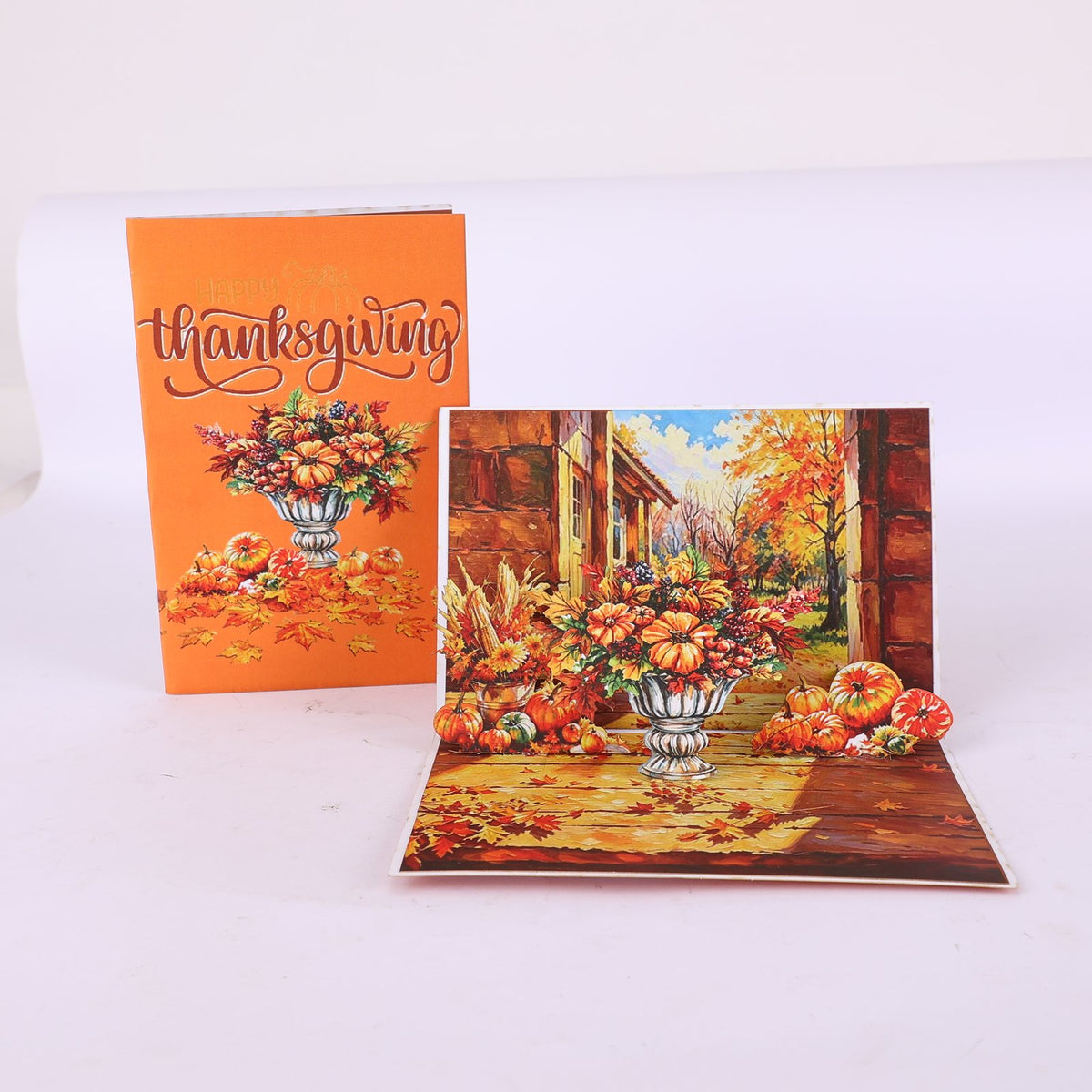Autumn Thanksgiving 90° Greeting Card