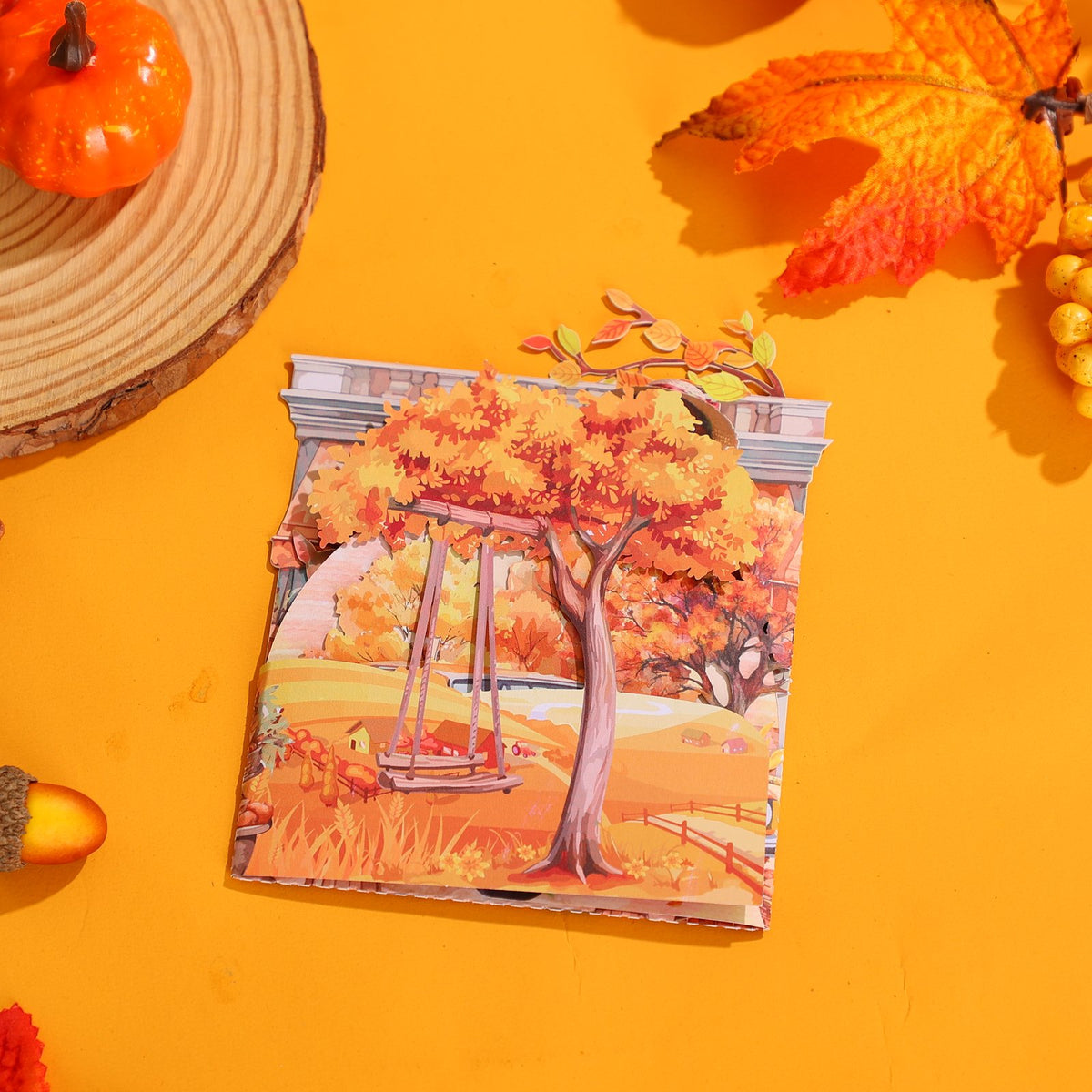 Autumn Garden 3D Pop Up Card