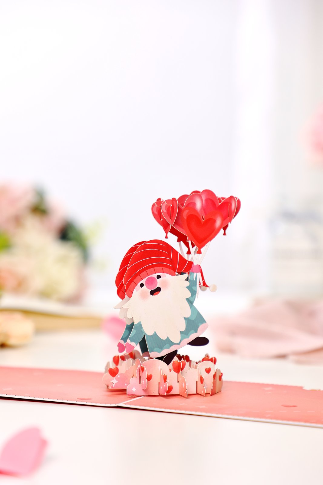 Heart Gnome 3D Pop Up Card