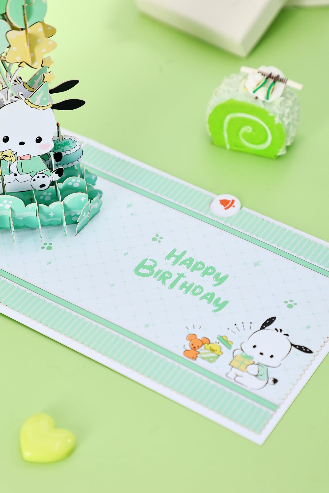 Pochacco Birthday Balloon Greeting Card