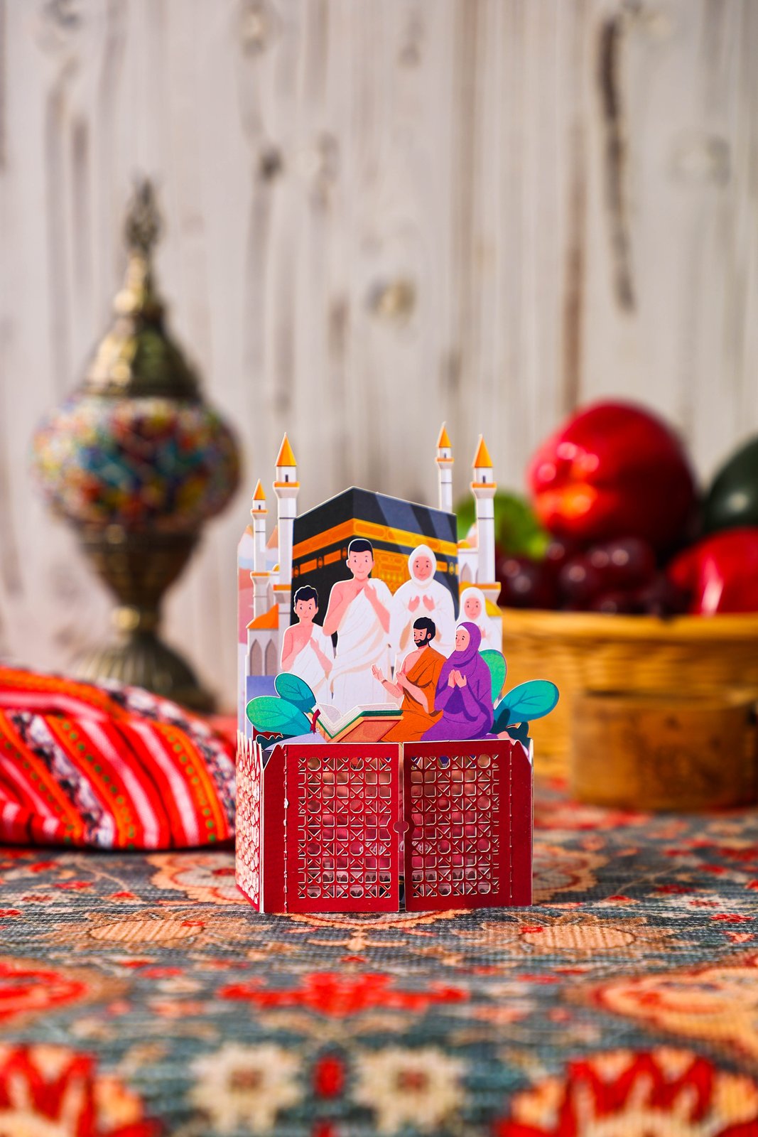 Muslim Kaaba Prayer 3D Pop Up Card