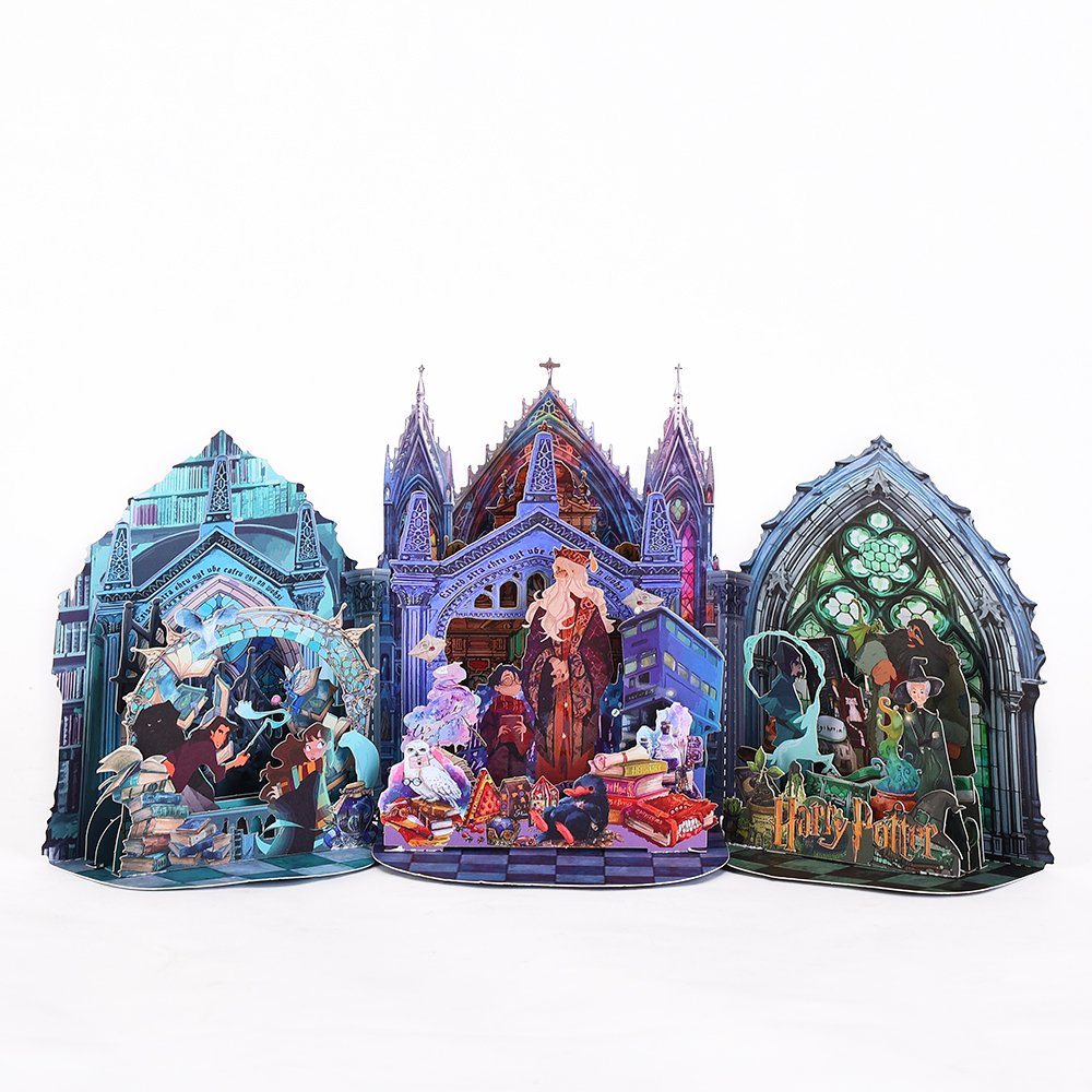 Magic Castle Academy 3D Pop Up Card