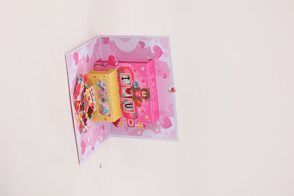 Valentine Game Console Pop Up Card
