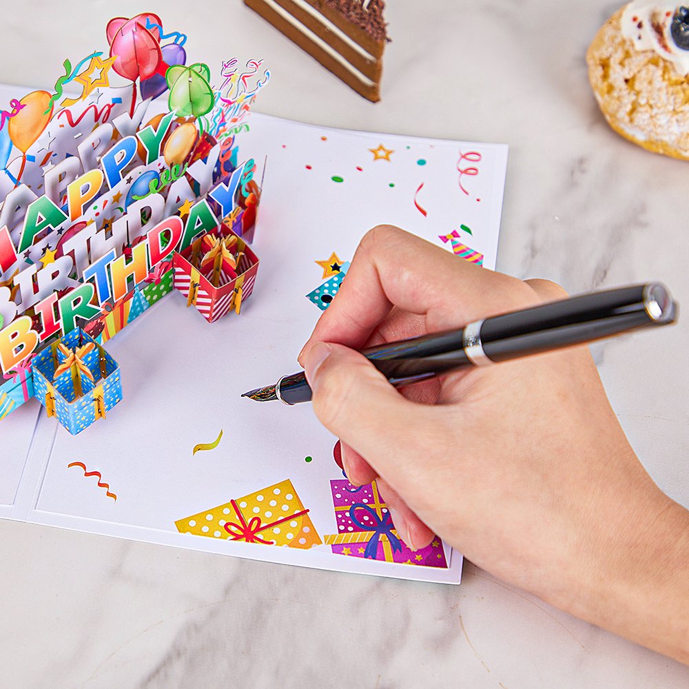 LED Lights & Music Birthday 3D Pop Up Card