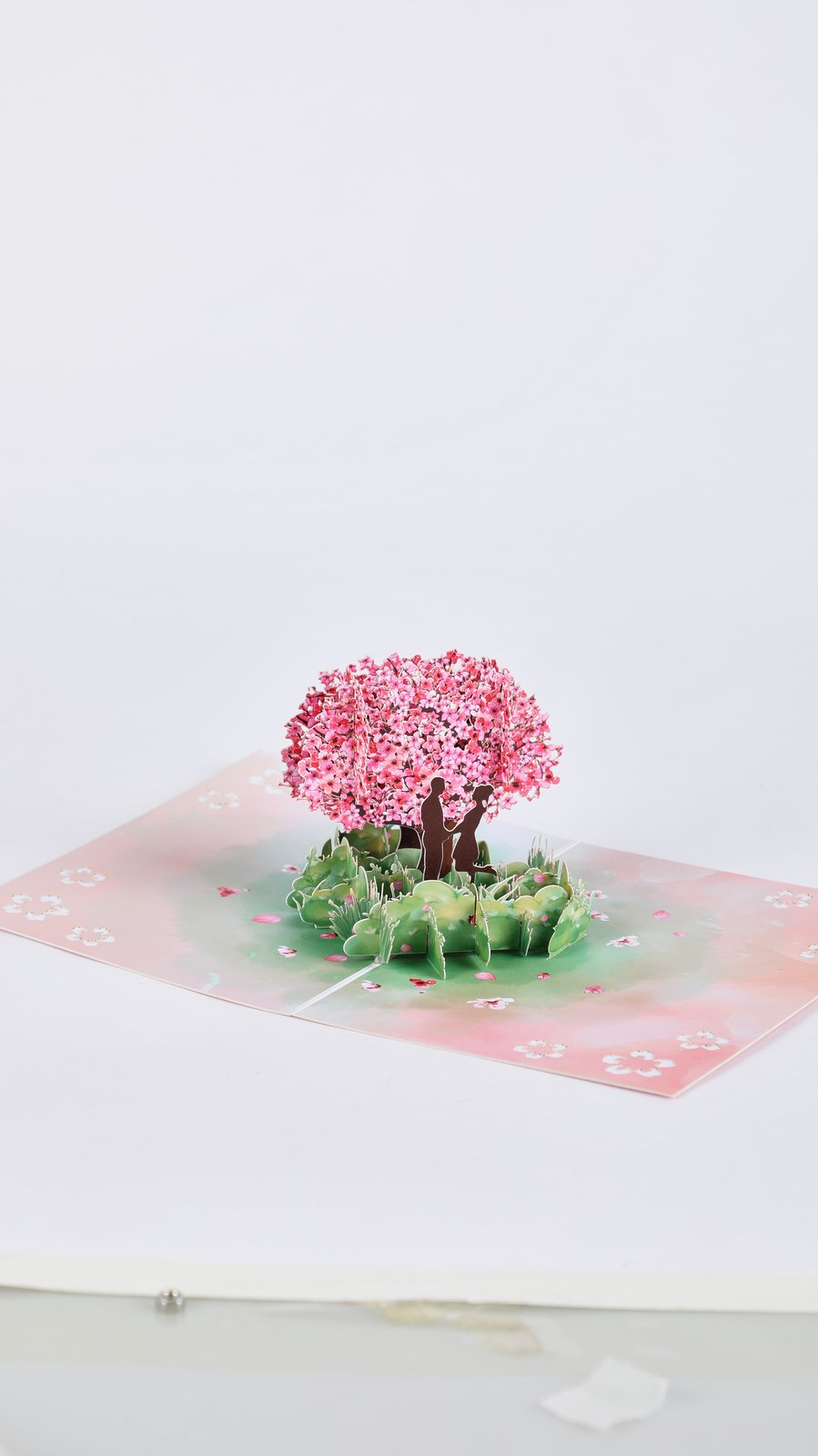 Valentine's Day Cherry Blossom Tree Pop Up Card