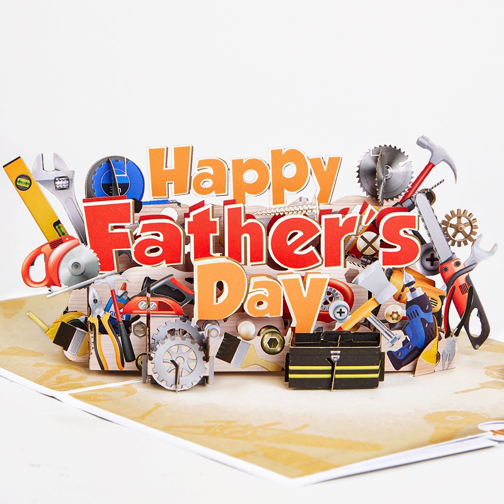 Father's Day Birthday Greeting Card Dolphin Personalized