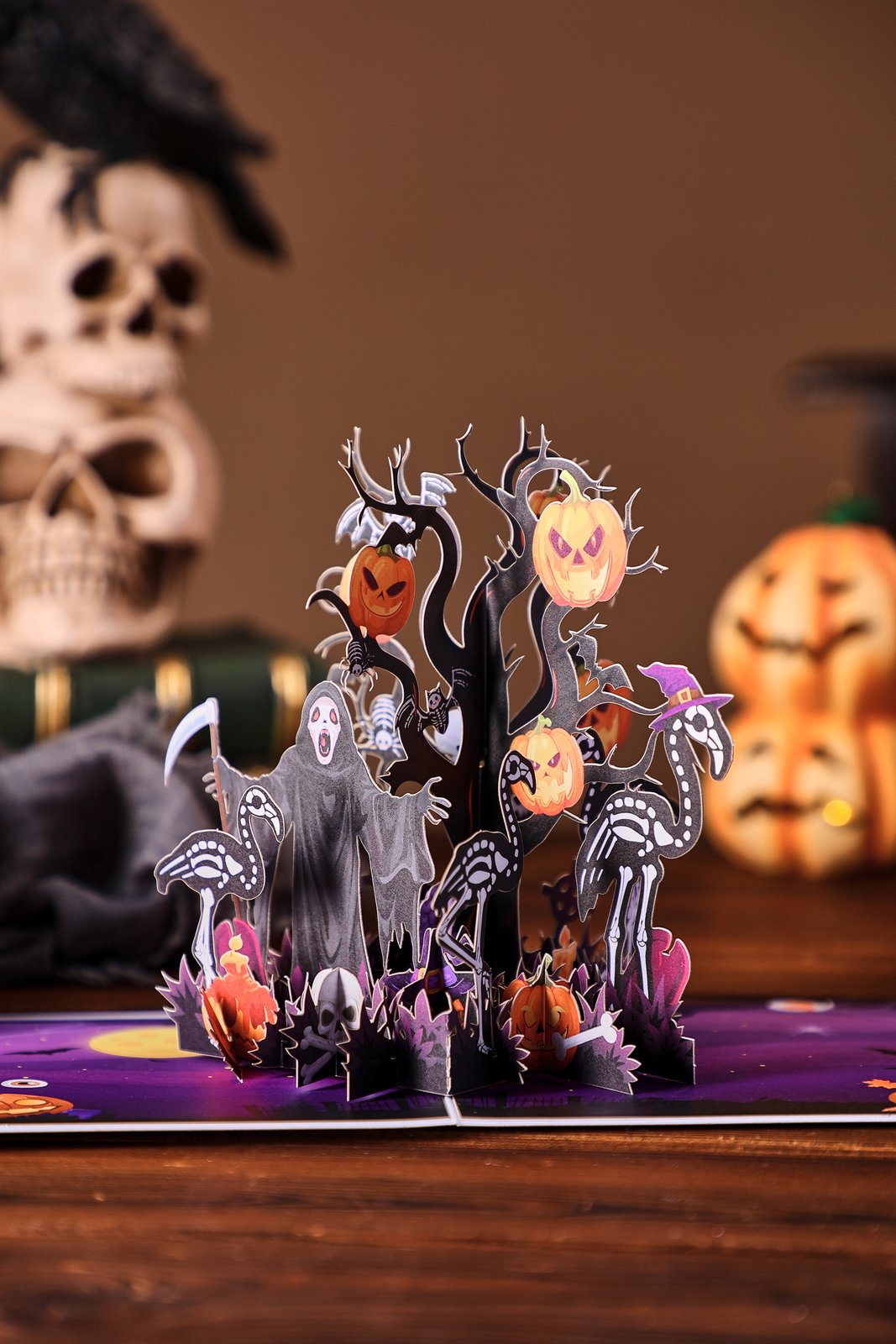 Grim Reaper Halloween Greeting Card